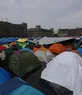 Campamento de la CNTE en el  Zócalo capitalino.| Foto de Jorge Carballo