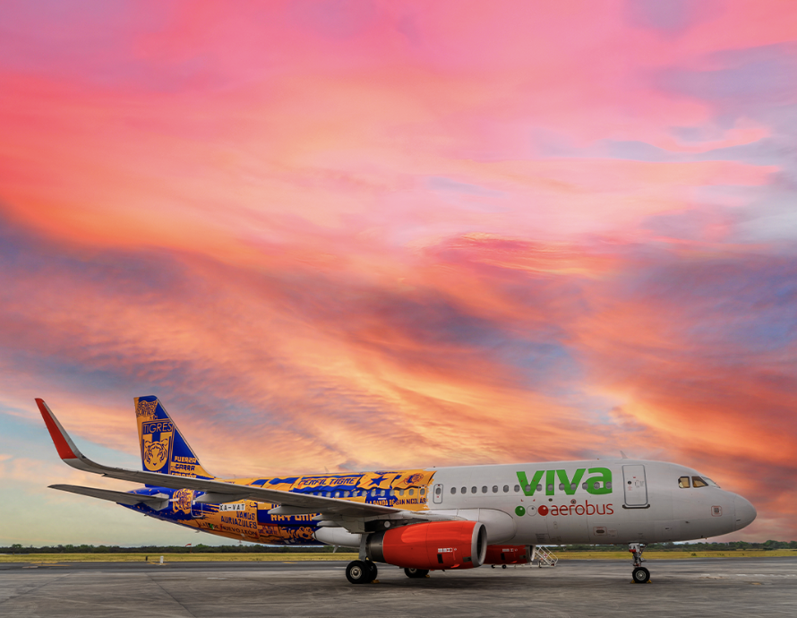 Tigres conquista el cielo de la mano de Viva Aerobus