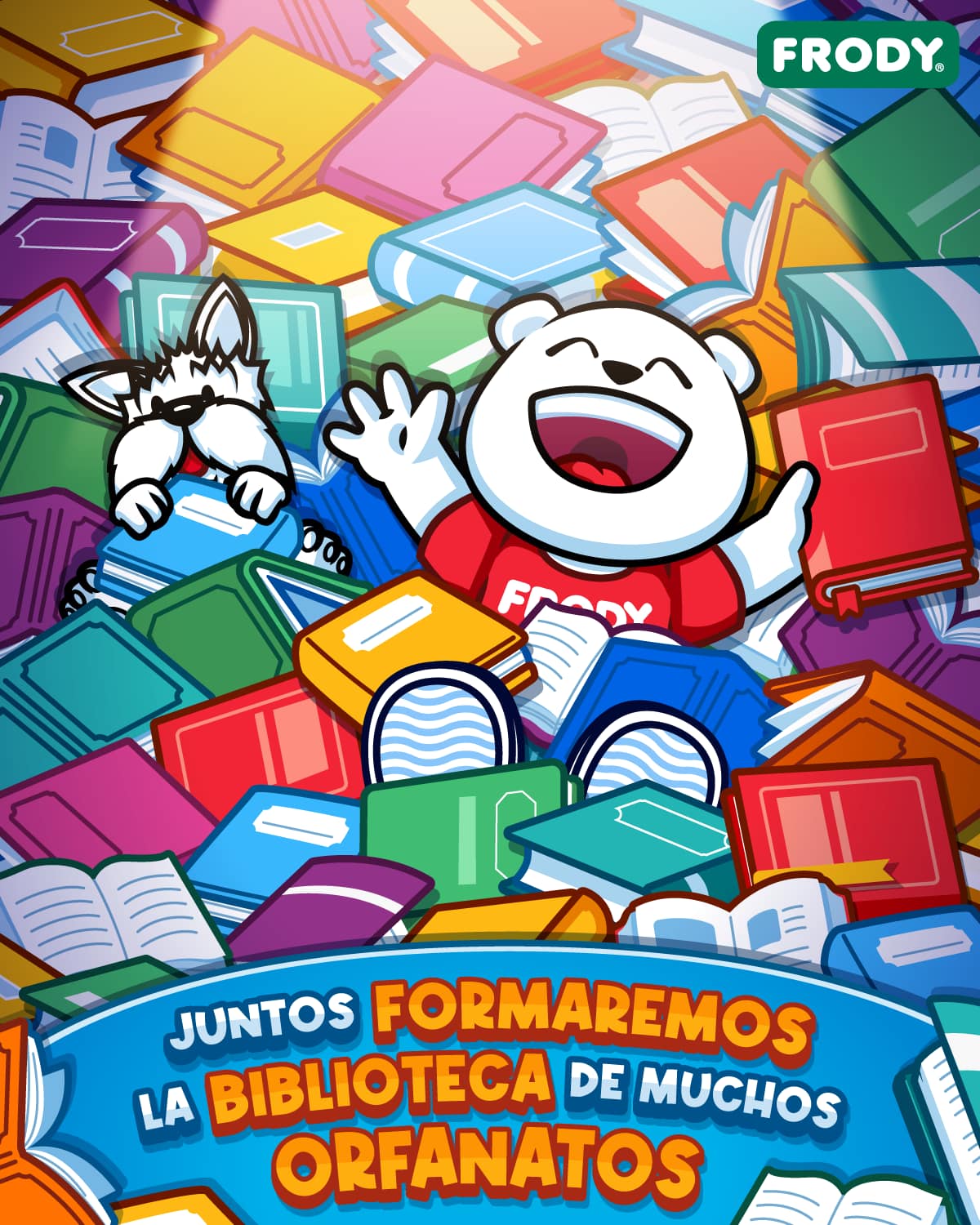 NEVERÍA FRODY FORMARÁ BIBLIOTECAS EN ORFANATOS